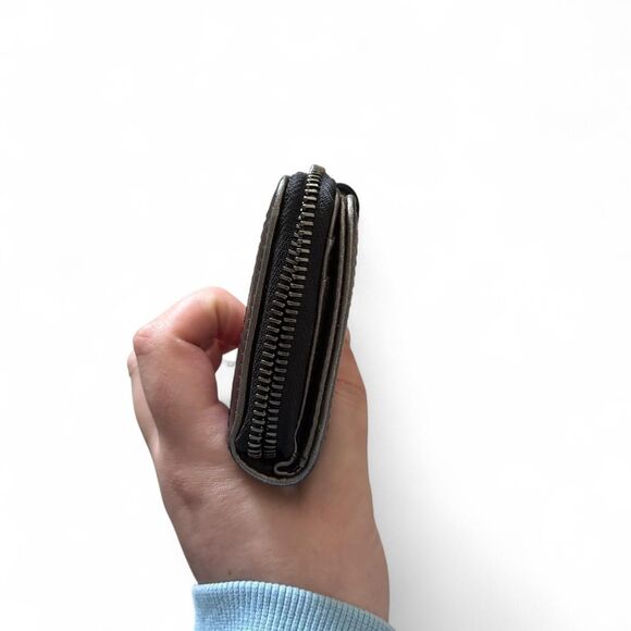 Burberry | Perforated Leather Morley Mini Wallet - Picture 6 of 6